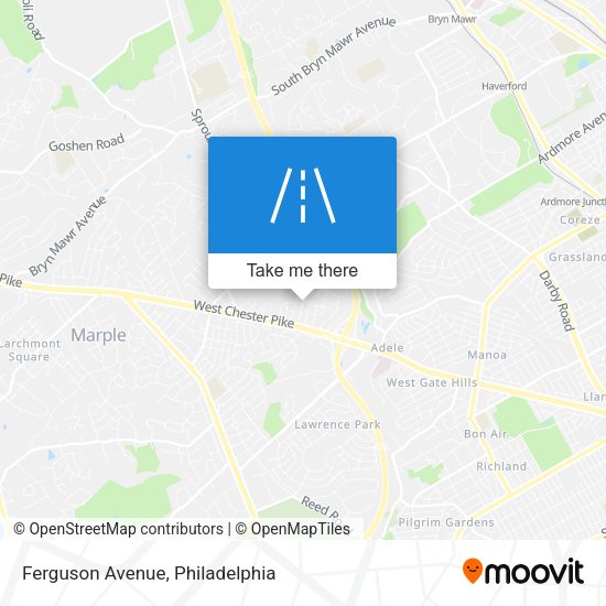 Mapa de Ferguson Avenue