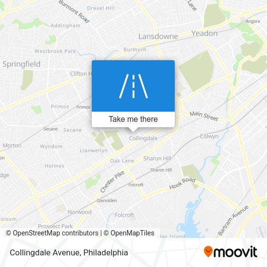 Mapa de Collingdale Avenue