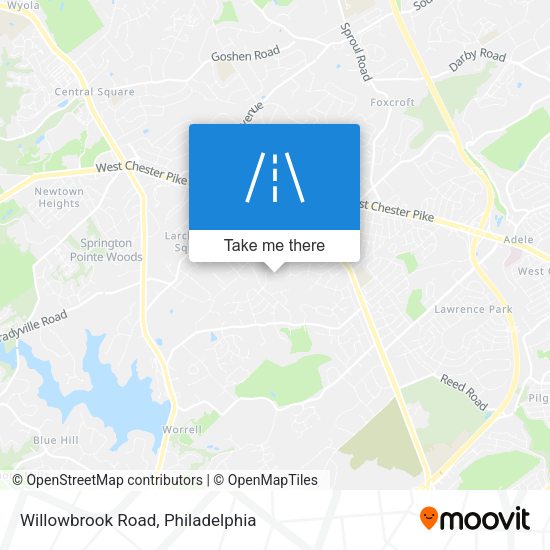 Willowbrook Road map