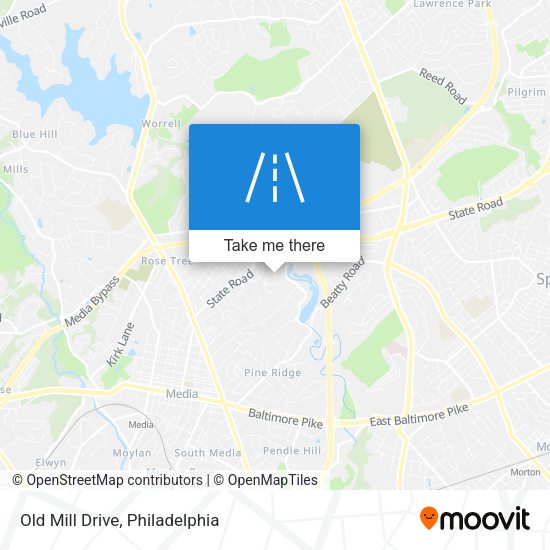 Mapa de Old Mill Drive