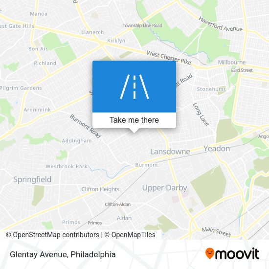 Glentay Avenue map