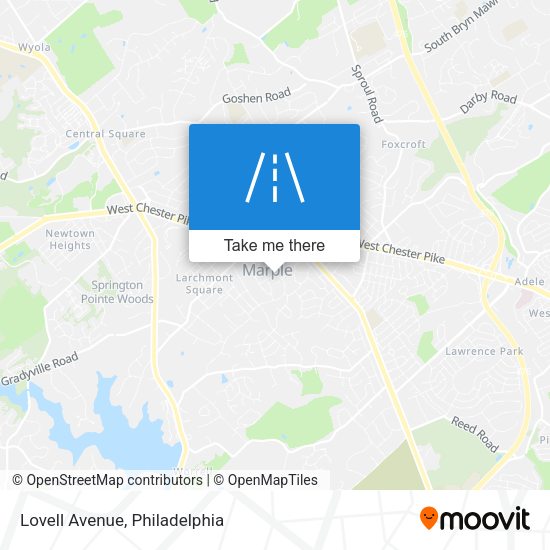 Lovell Avenue map