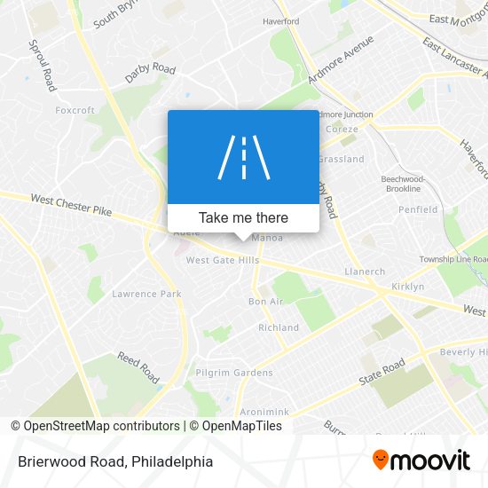 Mapa de Brierwood Road