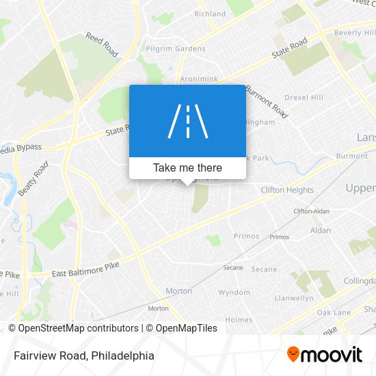 Mapa de Fairview Road