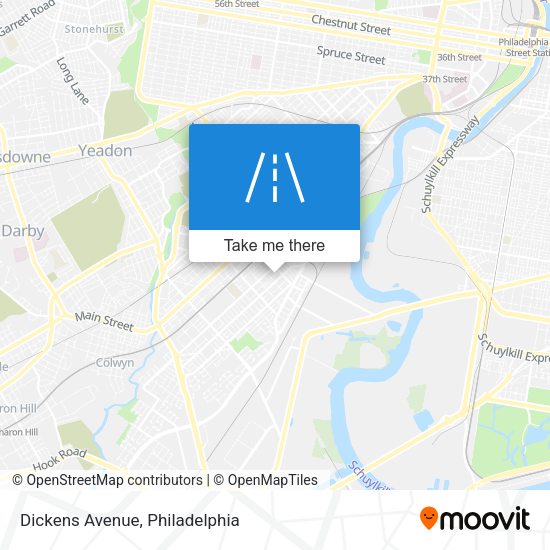 Dickens Avenue map