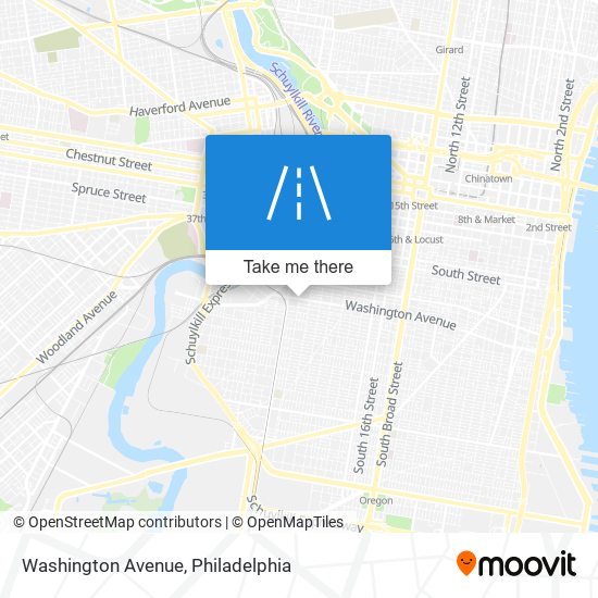 Washington Avenue map