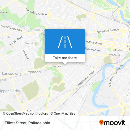 Mapa de Elliott Street