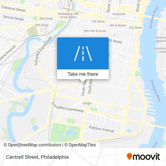 Mapa de Cantrell Street