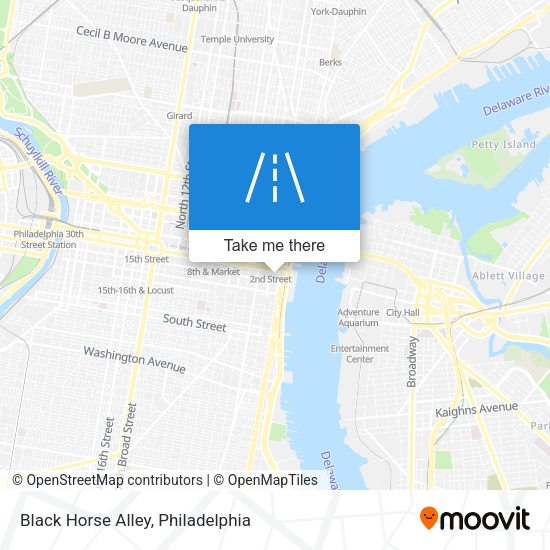 Black Horse Alley map