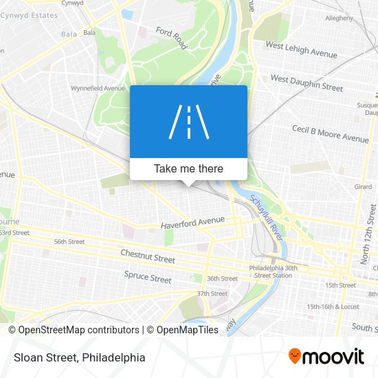 Mapa de Sloan Street