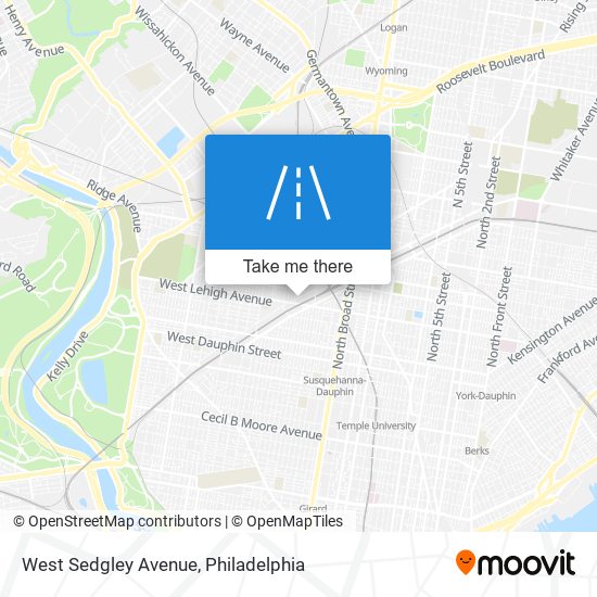 West Sedgley Avenue map