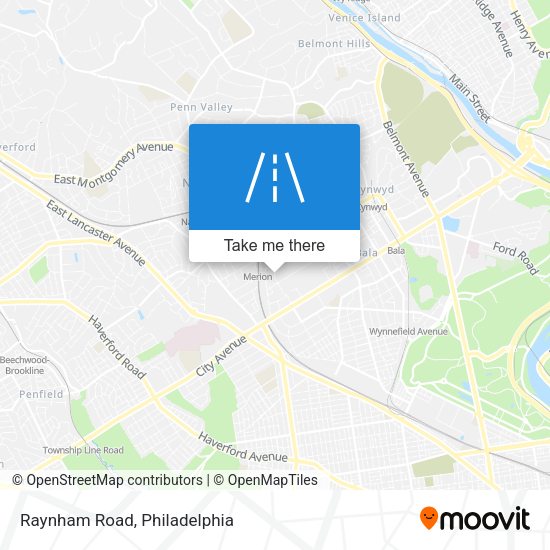 Mapa de Raynham Road