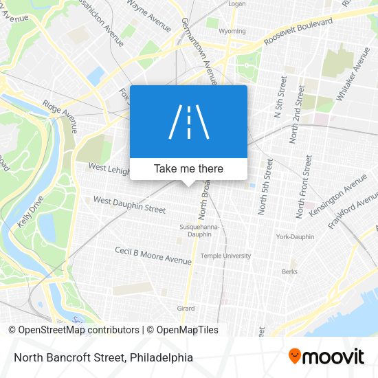 North Bancroft Street map