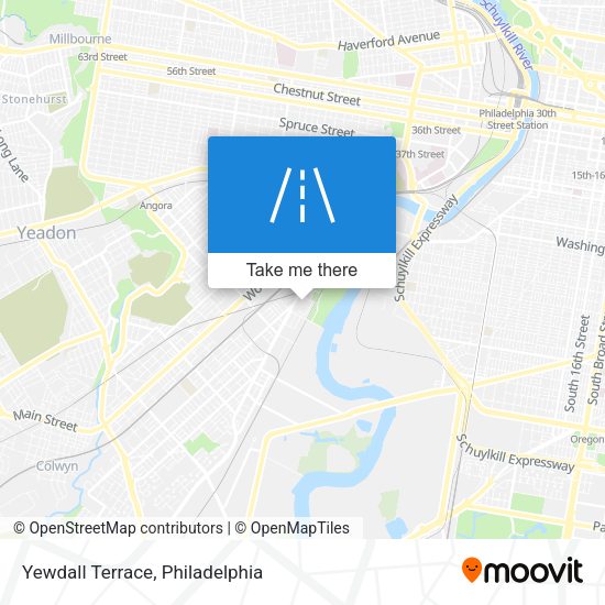 Yewdall Terrace map