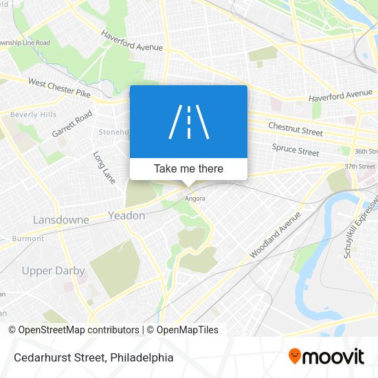 Mapa de Cedarhurst Street