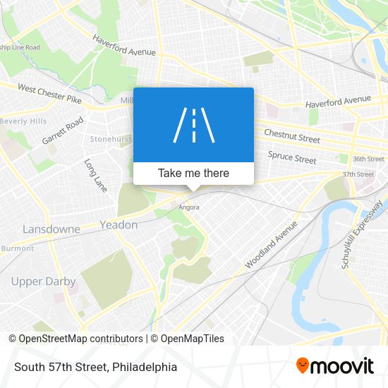 South 57th Street map
