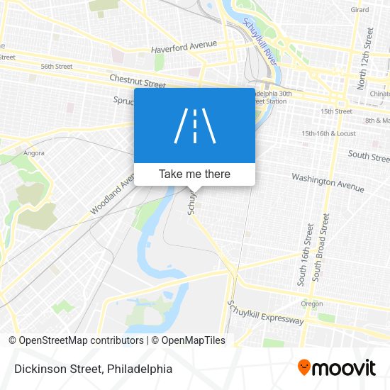 Dickinson Street map