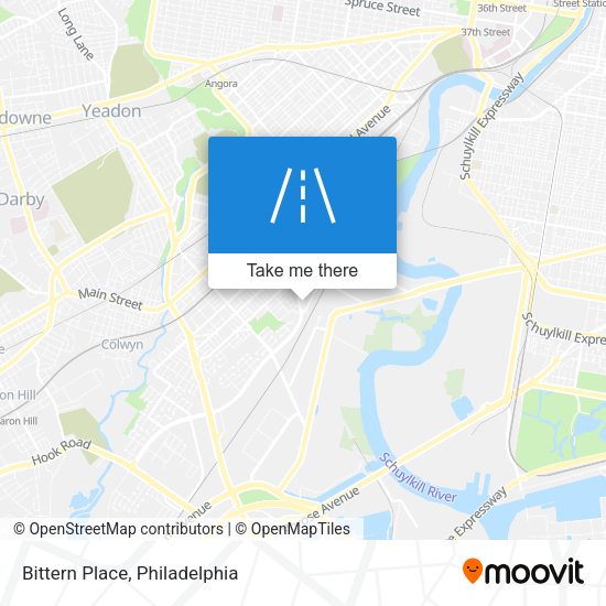 Bittern Place map