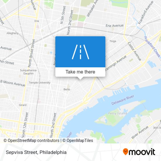 Mapa de Sepviva Street