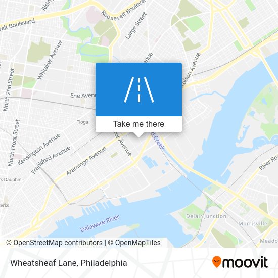 Mapa de Wheatsheaf Lane