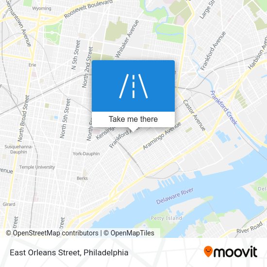 East Orleans Street map