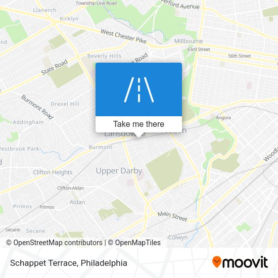 Schappet Terrace map