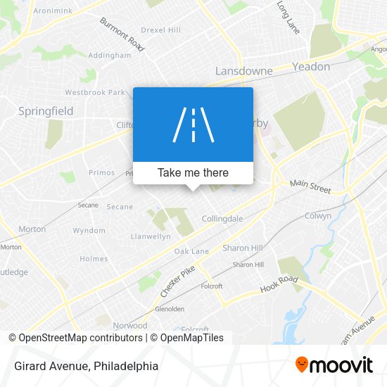 Mapa de Girard Avenue