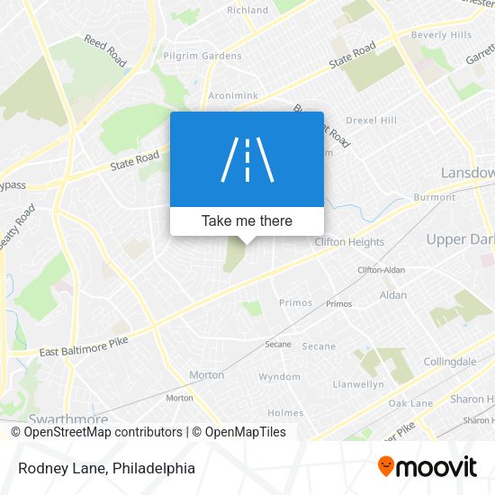 Mapa de Rodney Lane