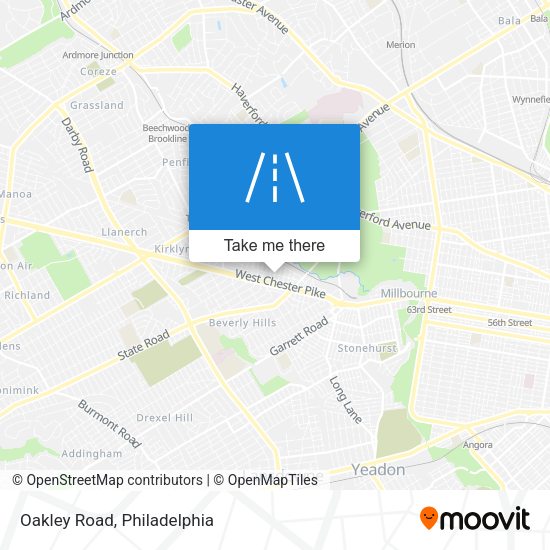 Mapa de Oakley Road