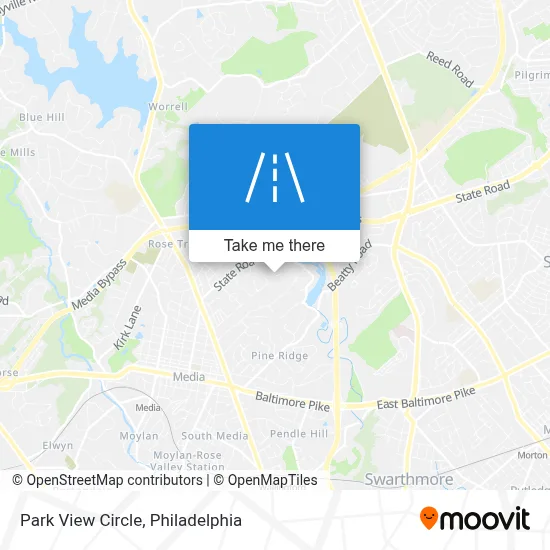 Park View Circle map