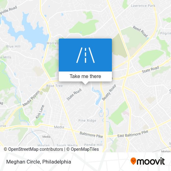 Mapa de Meghan Circle