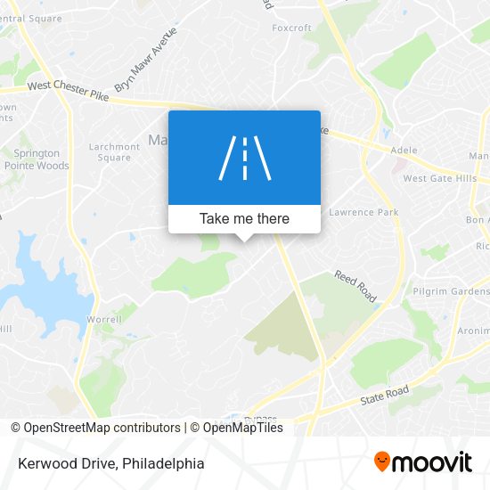Mapa de Kerwood Drive