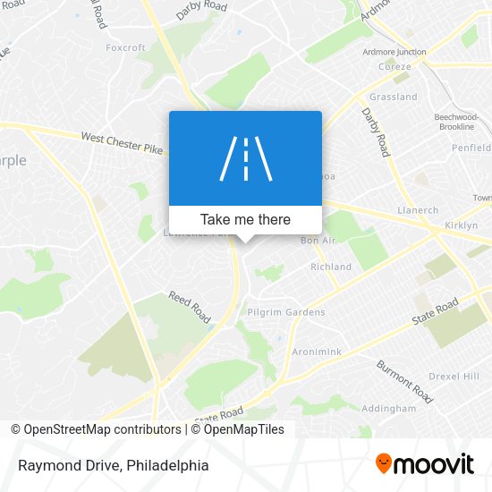 Raymond Drive map