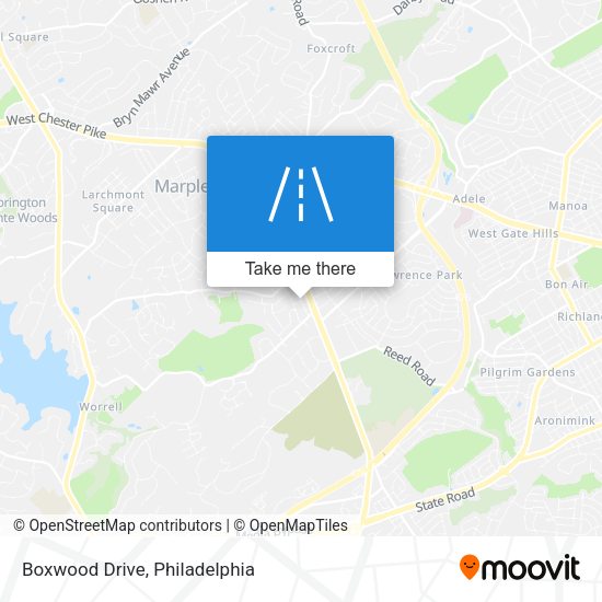Mapa de Boxwood Drive