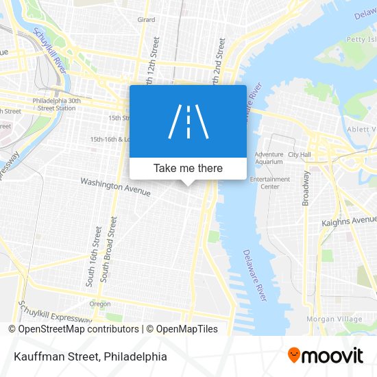 Mapa de Kauffman Street