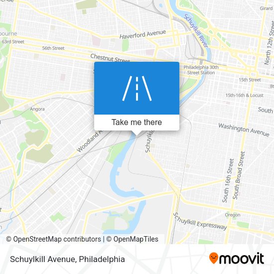 Schuylkill Avenue map