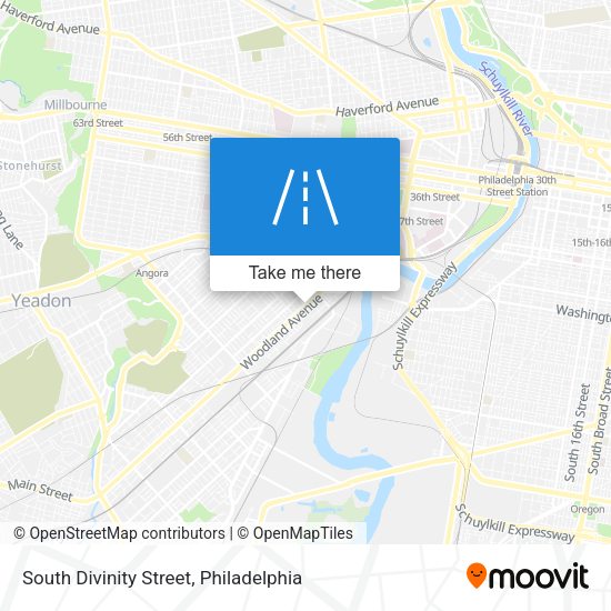South Divinity Street map