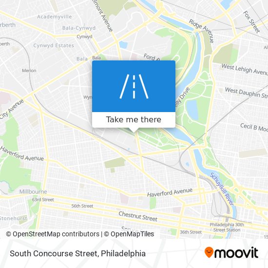 South Concourse Street map