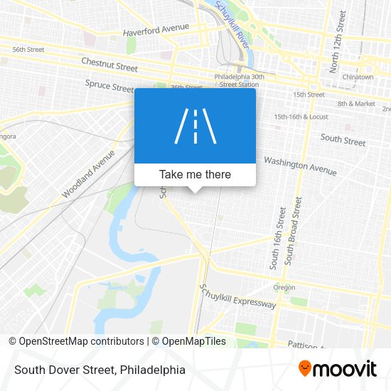 Mapa de South Dover Street