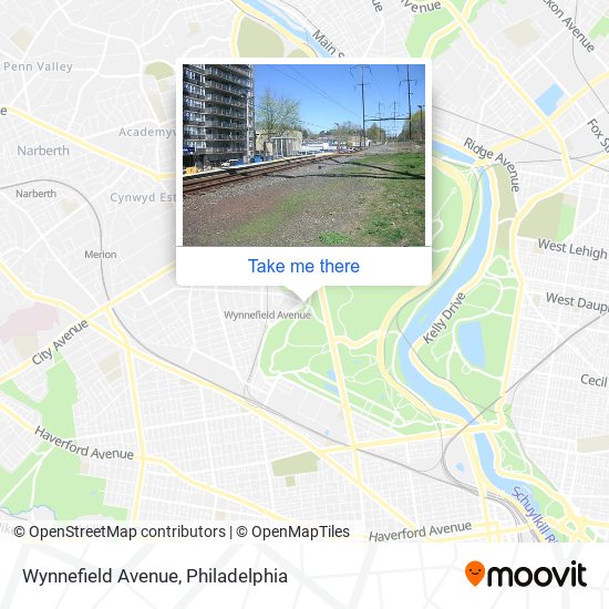 Mapa de Wynnefield Avenue