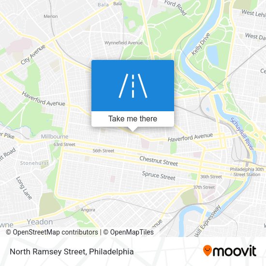 North Ramsey Street map