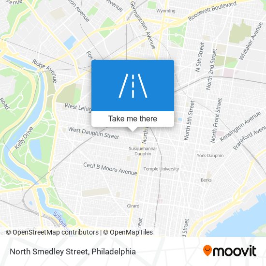 North Smedley Street map