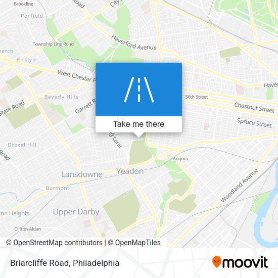 Mapa de Briarcliffe Road