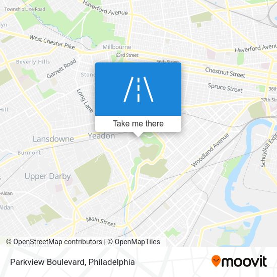 Parkview Boulevard map