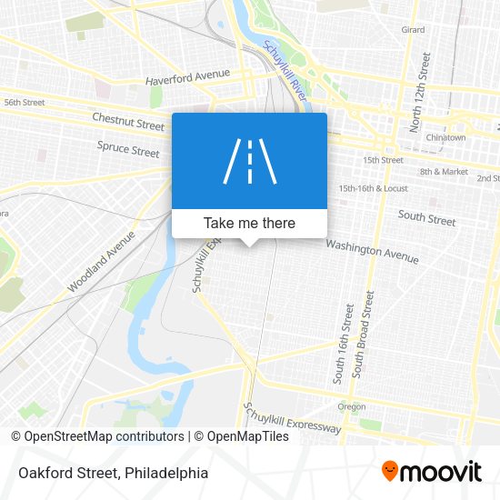 Mapa de Oakford Street