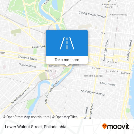 Mapa de Lower Walnut Street