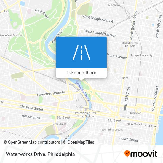 Waterworks Drive map