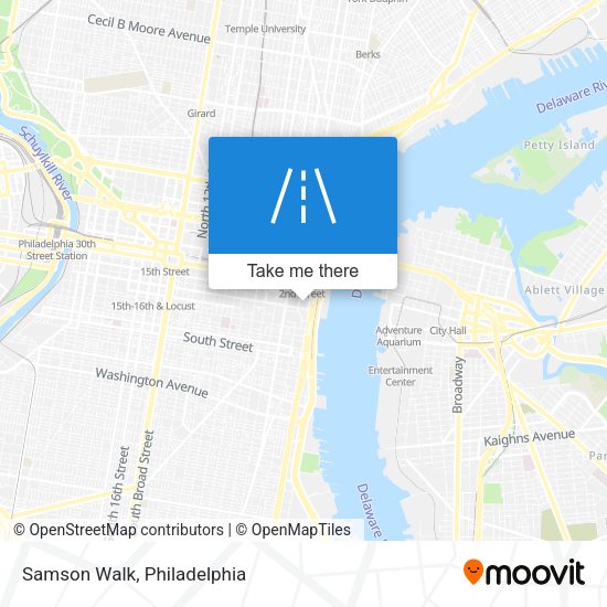 Mapa de Samson Walk