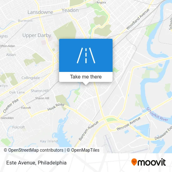 Este Avenue map