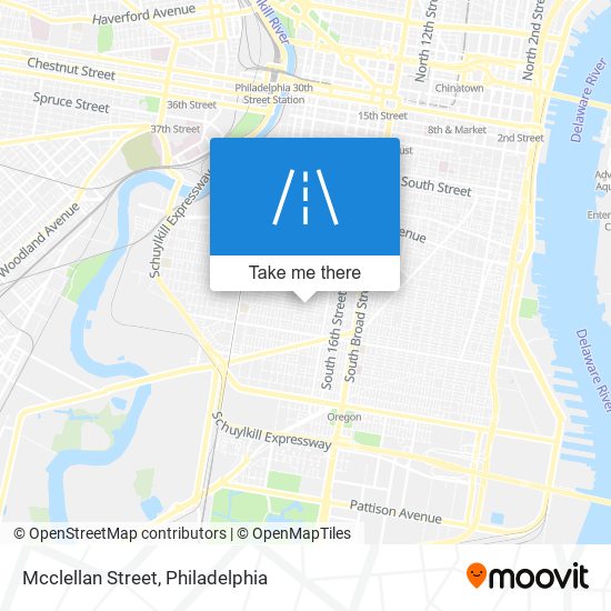 Mcclellan Street map